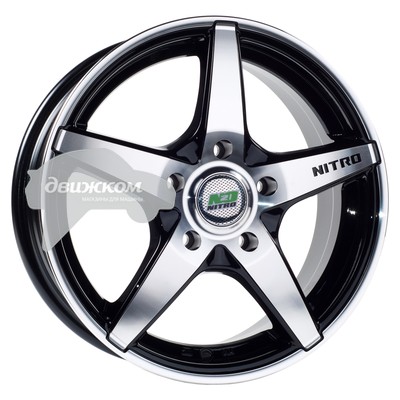 

Литые диски N2O 6x15/4x108 D63,3 ET52,5 Y3119 Черный+серебристый, Y3119