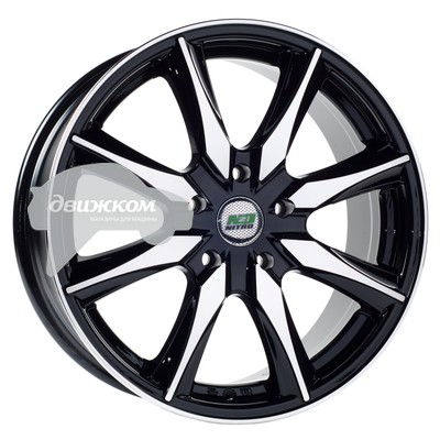 

Литые диски N2O 7x17/5x114,3 D60,1 ET39 Y3127 Черный+серебристый, Y3127