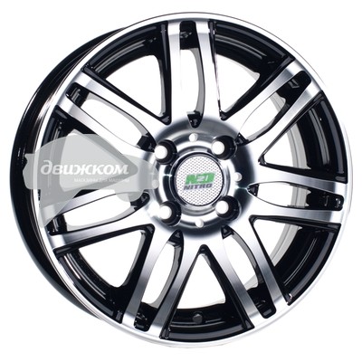 

Литые диски N2O 5x14/4x98 D58,6 ET35 Y459 Черный+серебристый, Y459