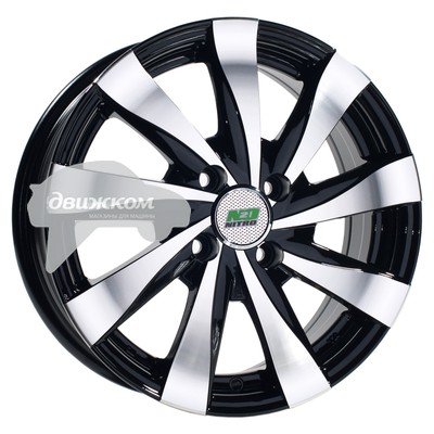 

Литые диски N2O 5,5x14/4x100 D54,1 ET46 Y465 Черный+серебристый, Y465