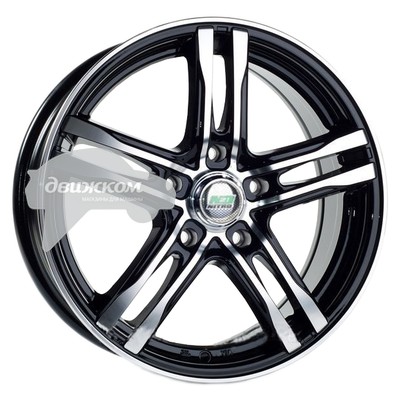 

Литые диски N2O 5,5x14/4x100 D60,1 ET43 Y4801 Черный+серебристый, Y4801