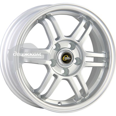 

Литые диски CrossStreet 6,5x16/4x108 D65,1 ET31 CR-10 Серый