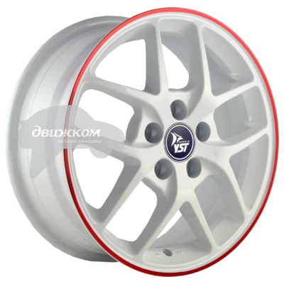 

Литые диски YST 6,5x16/5x108 D63,3 ET50 X-8 Белый+красный, X-8