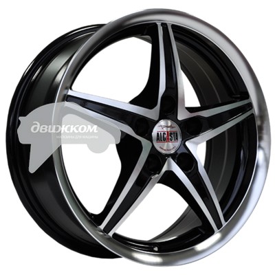 

Литые диски Alcasta 6,5x16/5x114,3 D66,1 ET40 M13 Черный+серебристый, M13