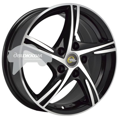 

Литые диски CrossStreet 6x15/4x100 D60,1 ET50 CR-03 Черный+серебристый