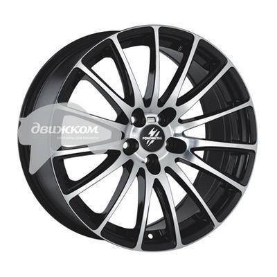 

Литые диски Fondmetal 8x18/5x120 D74,1 ET38 7800 Черный+серебристый