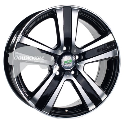 

Литые диски N2O 7x17/5x114,3 D73,1 ET45 Y462 Черный+серебристый, Y462