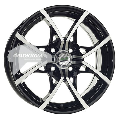 

Литые диски N2O 6x15/4x114,3 D56,6 ET44 Y5314 Черный+серебристый, Y5314