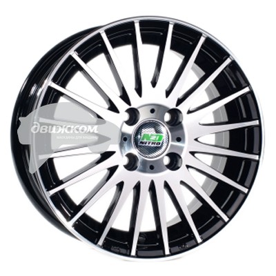 

Литые диски N2O 6x14/4x100 D60,1 ET43 Y833 Черный+серебристый, Y833
