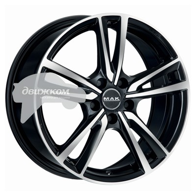 

Литые диски MAK 6,5x16/5x114,3 D76 ET50 Icona Черный+серебристый