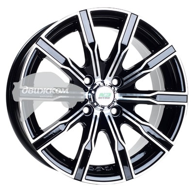 

Литые диски N2O 7x16/5x112 D66,6 ET39 Y3170 Черный+серебристый