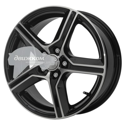 

Литые диски Скад 7,5x17/5x112 D66,6 ET35 Драйв Черный+серебристый, Драйв