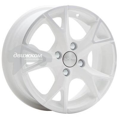 

Литые диски Скад 5,5x14/4x100 D67,1 ET45 Орлан Белый, Орлан