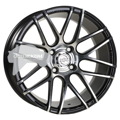 

Литые диски Aero 7x15/4x100 D73,1 ET32 A3929 Черный+серебристый, A3929