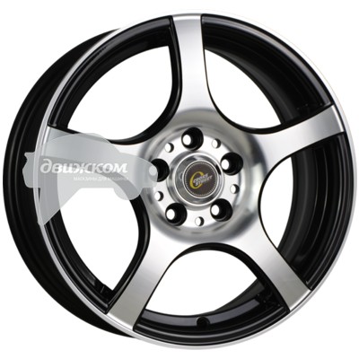 

Литые диски CrossStreet 6x15/4x100 D60,1 ET50 Y279 Черный+серебристый