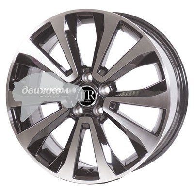 

Литые диски FR replica 7x17/5x100 D56,1 ET48 SB1021 Черный+серебристый