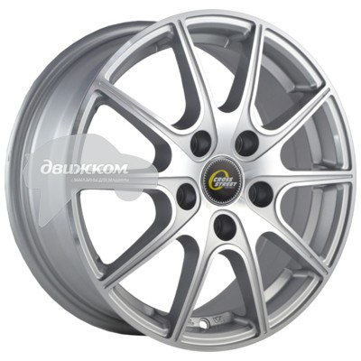 

Литые диски CrossStreet 6,5x16/4x108 D63,3 ET37,5 CR-04 Серебристый