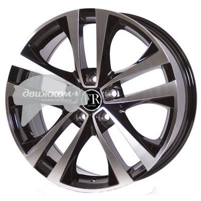 

Литые диски FR replica 7x18/5x114,3 D66,1 ET40 NS2860 Черный+серебристый