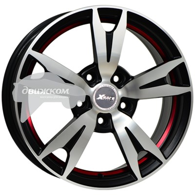 

Литые диски X-Race 7x18/5x114,3 D67,1 ET50 AF-03 Черный+серебристый+красный, AF-03