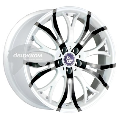 

Литые диски YST 7x17/5x112 D66,6 ET43 X-21 Белый+черный, X-21