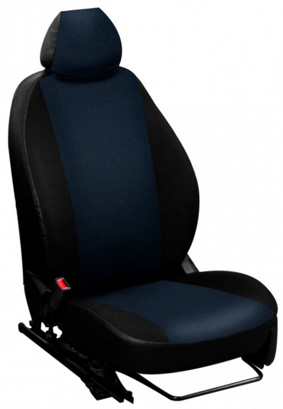 

Чехлы Почин "Лима" Chery Vortex Tingo жаккард-кожзам черно-синие