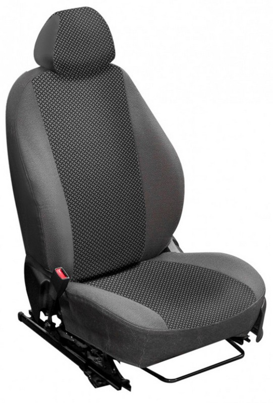 

Чехлы Почин "Лима" Chery Vortex Tingo жаккард-кожзам серые