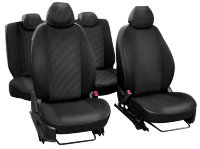 

Чехлы Почин "Лима" Mitsubishi Outlander 2011 жаккард-кожзам черные