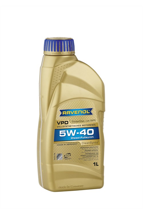 

Моторное масло RAVENOL Vpd сfsm 5W-40 синтетическое 1л