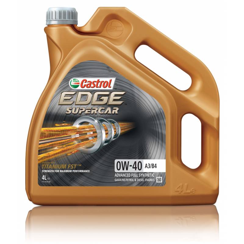 

Моторное масло Castrol EDGE Supercar 0W-40 A3/B4 синтетическое 4л