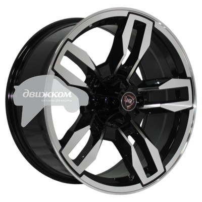 

Литые диски NZ SH702 8x18/5x139,7 ET20 D108,5 SH702 BKF, SH702