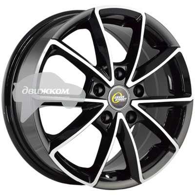 

Литые диски CrossStreet CR-01 6,5x16/5x108 ET50 D63,3 CR-01 BKF