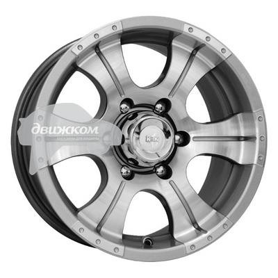 

Литые диски K&K Байконур 8x16/6x139,7 ET0 D110,1 Байконур Дарк платинум, Байконур