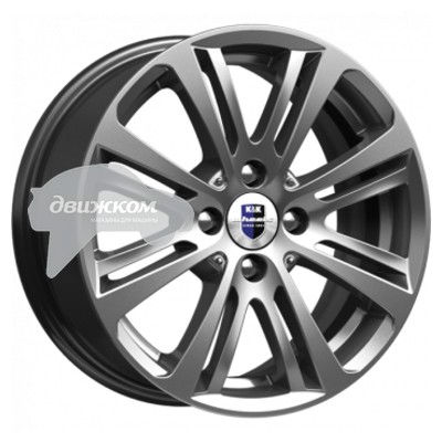 

Литые диски K&K Беринг 6,5x15/4x100 ET39 D67,1 Беринг Дарк платинум, Беринг
