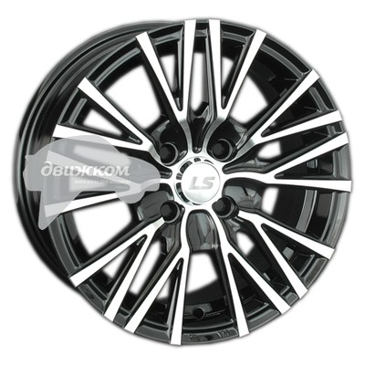 

Литые диски LS 568 6,5x15/4x100 ET40 D73,1 568 BKF, 568
