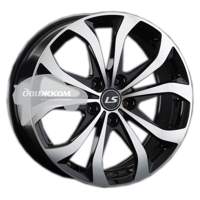 

Литые диски LS 843 7x17/5x114,3 ET45 D67,1 843 BKF (конус), 843