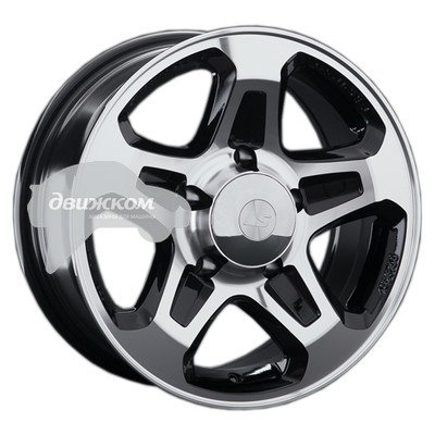 

Литые диски LS 797 7x16/5x139,7 ET5 D108,5 797 BKF (конус, Колпак+лого), 797