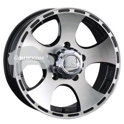 

Литые диски LS 795 7x16/5x139,7 ET5 D108,5 795 BKF (конус), 795