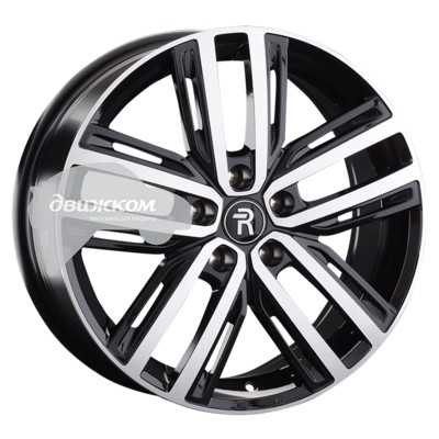 

Литые диски Replay NS225 7x18/5x114,3 ET40 D66,1 NS225 BKF (конус, C570), NS225