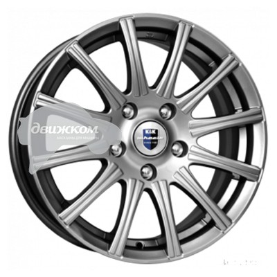 

Литые диски K&K Сиеста 6x15/4x100 ET40 D60,1 Сиеста Дарк платинум, Сиеста