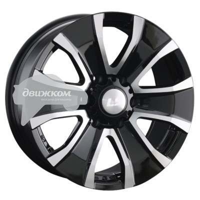 

Литые диски LS 953 8x18/6x139,7 ET25 D106,1 953 BKF (конус, Колпак+лого), 953