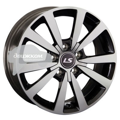 

Литые диски LS 1038 6,5x16/5x112 ET33 D57,1 1038 BKF (конус, C570), 1038