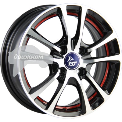 

Литые диски YST X-3 6x15/4x100 ET50 D60,1 X-3 BKFRSI, X-3