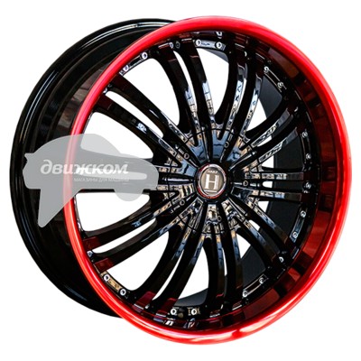 

Литые диски Harp Y-01 7,5x18/5x114,3 ET40 D72,6 Y-01 Gloss Black Red Lip, Y-01