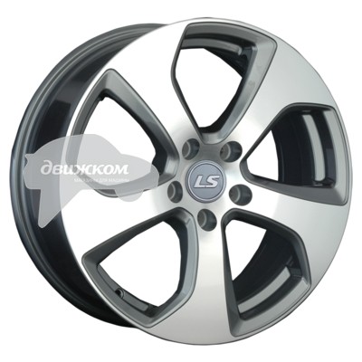 

Литые диски LS 1036 6,5x16/5x112 ET33 D57,1 1036 GMF (конус, C570), 1036