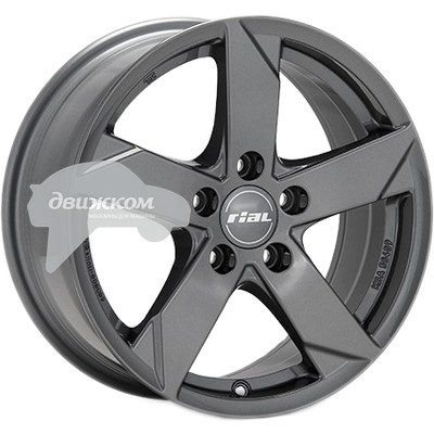 

Литые диски Rial Kodiak 8x19/5x108 ET55 D63,4 Kodiak Graphite, Kodiak