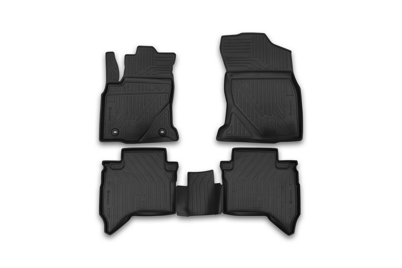 

Коврики салона Element TOYOTA Hilux, 08/2015, полиуретан черные 4 шт.