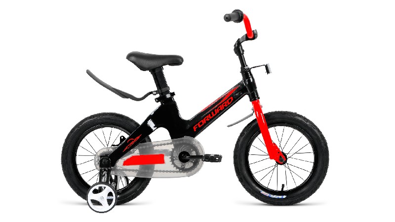 

Велосипед FORWARD COSMO 14 черно-красный 130см