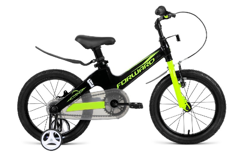 

Велосипед FORWARD COSMO 16 черно-зеленый 130см