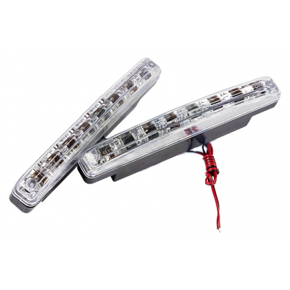 

Дневные ходовые огни LAMPER 16LEDх0,5Вт белые с верхним креплением 155х17,8х35,6 (2шт)