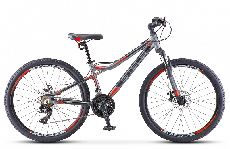 

Велосипед STELS Navigator-610 MD 26" 16" Антрацитовый/красный 2018 V040